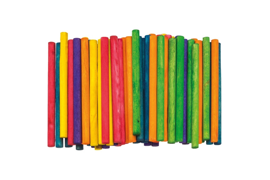 Patyczki okrągłe kolor 10cm Brewis